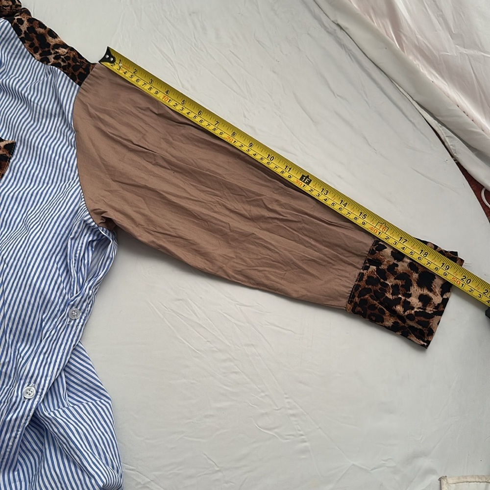 Unbranded Multicolor Mixed Print Button Down Shirt - image 8